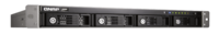 QNAP Turbo NAS TS-421U/Marvell 2.0 GHz/1GB DDR3/4 Bays