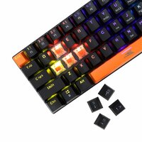 Baracuda DOLPHIN RGB 60% | Bedraad Gaming Toetsenbord | Blue Switches | Anti-Ghosting | QWERTY | Zwart