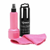 SBOX Schermreiniger CS-5005 | 150 ml | Met Microvezeldoekje | Roze
