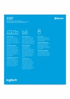Logitech Z207 | 2.0 Luidsprekerset | Bluetooth en 3,5mm | Zwart/Wit