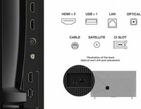 TCL 55V6C | 55&quot; 4K Ultra HD DLED Smart TV | Google TV | Dolby Vision | 60Hz (2025)