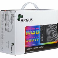 Inter-Tech Argus RGB-500W II | 500 Watt Bronze ATX PSU | Power Supply | Voeding