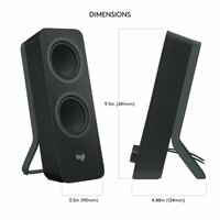 Logitech Z207 | 2.0 Bluetooth Luidsprekerset | 5W RMS | Draadloze Overgang | Zwart