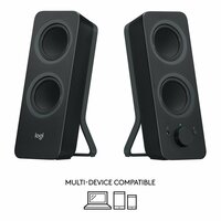 Logitech Z207 | 2.0 Bluetooth Luidsprekerset | 5W RMS | Draadloze Overgang | Zwart