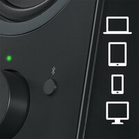 Logitech Z207 | 2.0 Bluetooth Luidsprekerset | 5W RMS | Draadloze Overgang | Zwart