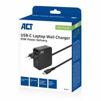 ACT AC2010 | Universele USB-C Notebook Lader | 65 Watt PDP | 2 Meter