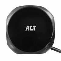 ACT AC2400 | Stekkerdoos | 3 Stopcontacten | Zwart
