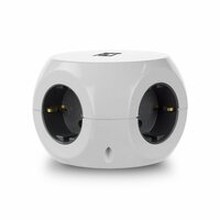 ACT AC2410 | Stekkerdoos | 3 Stopcontacten | 3 m | Binnen | Wit