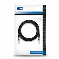ACT AC3611 | 3.5mm Audiokabel | 3 Meter | Stereo Jack naar Jack | Zwart