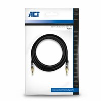 ACT AC3613 | 3.5mm Audiokabel | 10 Meter | Stereo Jack naar Jack | Zwart