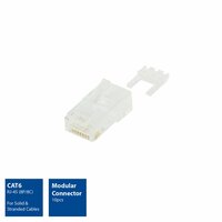 ACT AC4115 UTP Cat6 Modulaire Connector | RJ45 | Zip Bag Verpakking