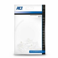 ACT AC4115 UTP Cat6 Modulaire Connector | RJ45 | Zip Bag Verpakking