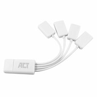 ACT AC6210 | Interface Hub | USB 3.2 Gen 1 (3.1 Gen 1) Type-A | 480 Mbit/s | Wit