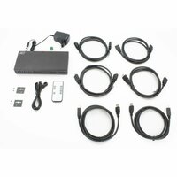 ACT AC7914 | KVM-Switch | 2-Poorts Dual HDMI | 4K@60Hz | USB 3.2 Gen1 | RS-232 | Zwart