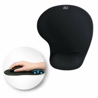 ACT AC8010 | Ergonomische Muismat | Zwart