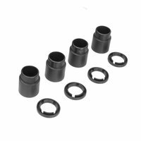 ACT AC8220 | Verhogingspoten voor Monitorstandaarden | 3 cm Verhogen | Compatibel met AC8210 &amp; AC8215 | Set van 4 | Zwart