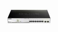 D-Link DGS-1210-10MP/E | Managed L2 Switch | 10 Poorten | Gigabit Ethernet (10/100/1000 Mbps) | PoE