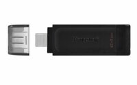 Kingston DataTraveler 70 | 64GB USB-C 3.2 Flash Drive | Zwart