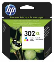 HP 302XL | Originele High-Capacity Drie-Kleuren Inktcartridge