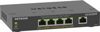 GS305EPP-100PES | 5-poorts Gigabit Smart Managed Plus PoE+ Switch | 120W PoE-vermogen | VLAN/QoS | Webbeheer