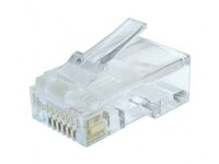 Gembird LC-8P8C-002/100 | RJ-45 Kabelconnector | 8P8C UTP CAT6 | 100 Stuks | Transparant