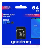 Goodram M1AA | MicroSDXC | 64GB | Class 10 | UHS-I U1