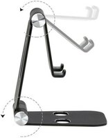 Mobiparts Phone Stand | Verstelbare Telefoonhouder van Metaal | Maat M
