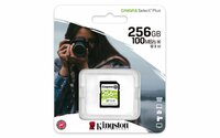 Kingston Canvas Select Plus | SDXC | 256GB | Class 10 | UHS-I U1