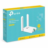 TP-Link TL-WN822N | Wi-Fi 4 USB Adapter | 300 Mbps | 2,4 GHz | Dual Antennes | USB 2.0 | Zwart