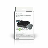 Nedis VWFI3450BK | Draadloze HDMI-ontvanger | 4K Ondersteuning | Wi-Fi | Zwart