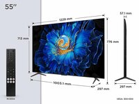 TCL 55C61KS | 55&quot; 4K Ultra HD QD-MiniLED Smart TV | 60Hz | Google TV + Wifi | Dolby Vision | HDMI 2.1 (2025)