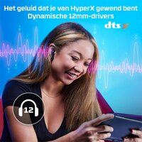 HyperX Cloud MIX Buds | Draadloze In-Ear Gaming Oordopjes | Bluetooth | Zwart