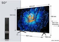 TCL 50C6KS | 50&quot; 4K Ultra HD Mini LED Smart TV | Google TV | Dolby Vision | 60Hz (2025)