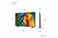 LG NANO80 AI | 55&Prime; 4K Ultra HD NanoCell Smart TV | webOS | HDR10 | 60Hz