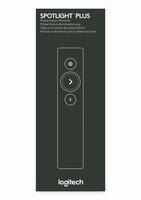 Logitech Spotlight Presenter | Draadloos | Bluetooth &amp; USB 2.4 GHz | Bereik tot 30 meter | Grijs