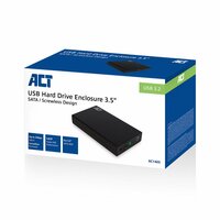 ACT AC1405 | 3,5&quot; SATA HDD Behuizing | USB 3.2 Gen1 (5 Gbit/s) | Schroefloos Design