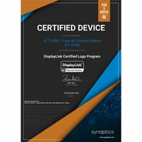 ACT AC7048 | Docking Station &amp; Poortreplicator | USB-C 3.2 Gen 1 | Zwart