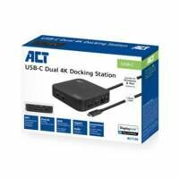 ACT AC7150 | Docking Station | USB-C | Zwart