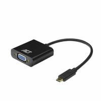 ACT AC7300 | USB-C naar VGA Adapter | 0,15 m | Zwart