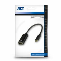 ACT AC7305 | USB-C naar HDMI Adapter | 0,15 m | Zwart