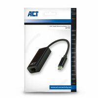 ACT AC7335 | USB-C naar Gigabit Ethernet Adapter | 10/100/1000 Mbps | Plug &amp; Play