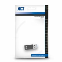 AC7375 ACT kabel-tussenstuk | USB-C naar USB-A | Grijs