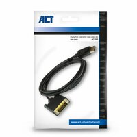 ACT AC7505 | DisplayPort naar DVI Kabel | 1,8 m | M/M
