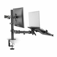 ACT AC8305 | Notebookstandaard tot 15.6" &amp; Monitorarm tot 32" | Zwart