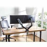 ACT AC8312 | Verstelbare Monitor-bureaubeugel | Tot 32" | Max 9kg | VESA 100x100 | 2 Monitoren