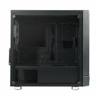Azza Noir 130 RGB | Micro Tower Case | Zwart