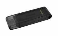 Kingston DataTraveler 70 | 128GB USB-C 3.2 Flash Drive | Zwart