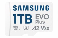 Samsung EVO Plus | MicroSDXC | 1TB | Class 10 | UHS-I U3 | V30 | A2 | Tot 160MB/s | Inclusief SD-adapter