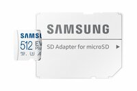 Samsung EVO Plus | MicroSDXC | 512GB | Class 10 | UHS-I U3 | V30 | A2 | Tot 160MB/s | Inclusief adapter
