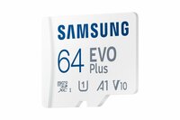 Samsung EVO Plus | MicroSDXC | 64GB | Class 10 | UHS-I U1 | Inclusief adapter